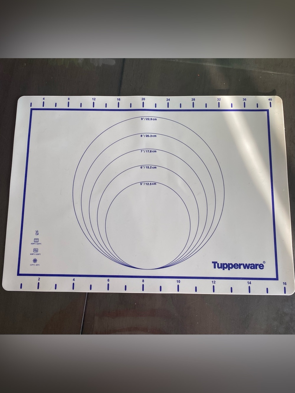 Tupperware Pastry Baking Silicone Mat